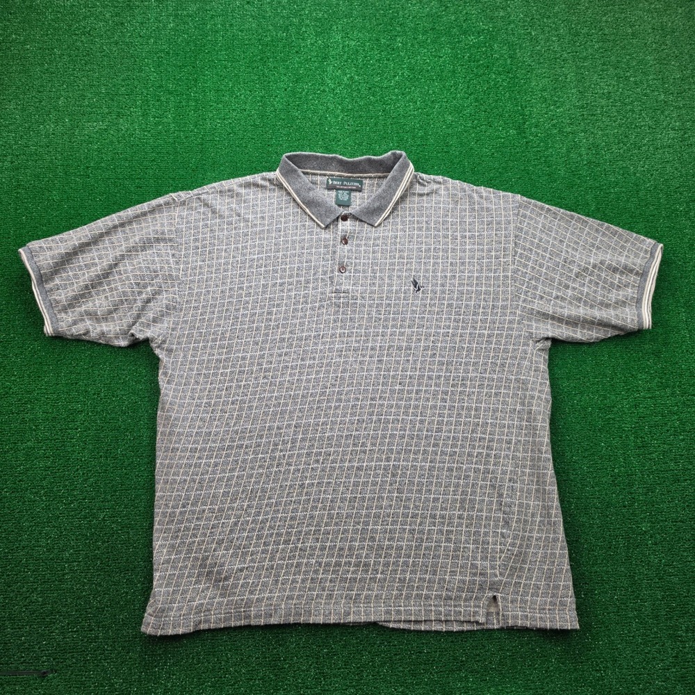 Vintage Bert Pulitzer Collectors Edition Mallard Duck Knit Polo Shirt Mens XL